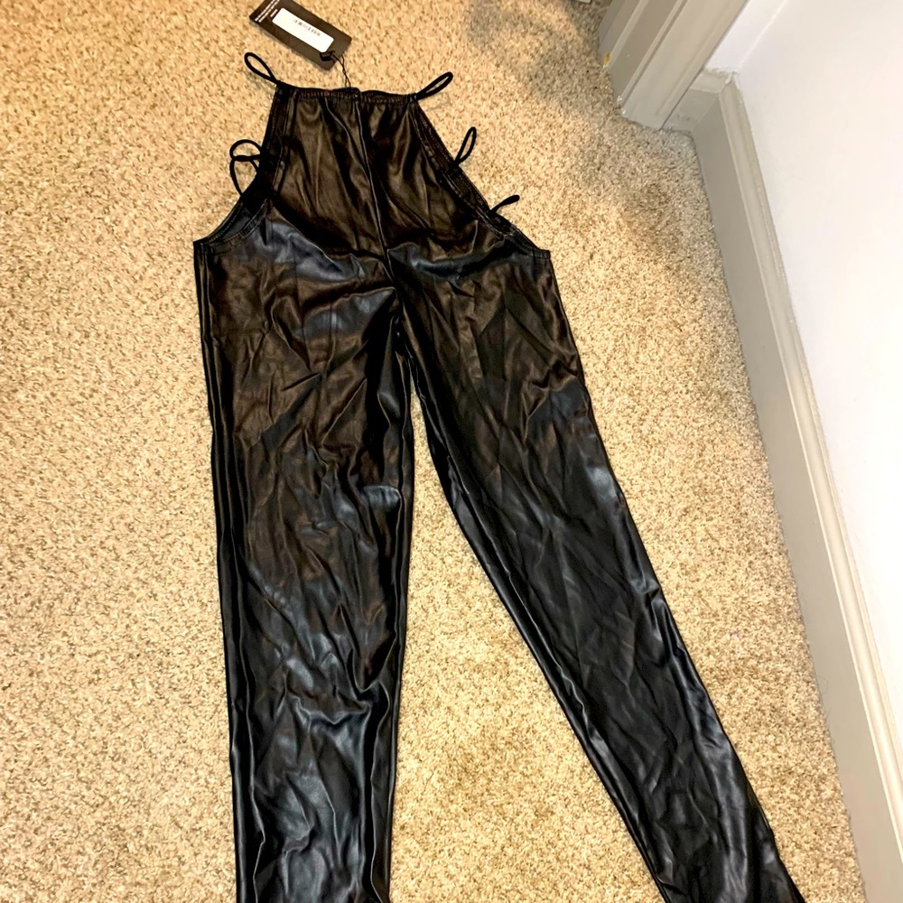 High waisted leather pants!
